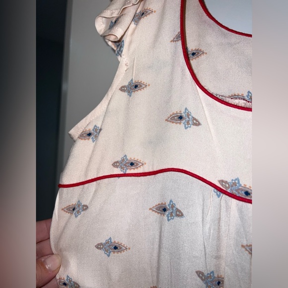 NWT BOG Band Of Gypsies Women's Small S Loose Boho Midi Flutter Sleeve Paisley - Picture 9 of 15